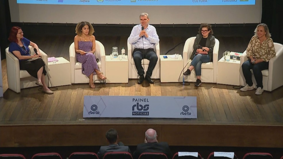 O Painel RBS Notícias aconteceu nesta quinta-feira (10) — Foto: Reprodução/ RBS TV